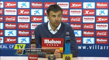 Tenu en échec à Villareal  (2-2) après avoir mené 2-0, l'entraîneur de Barcelone retient surtout la bonne affaire mathématique en vue du titre.